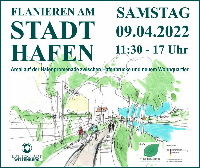 Flanieren am Stadthafen Wittenberg 09.04.2022
